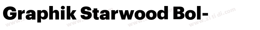 Graphik Starwood Bol字体转换